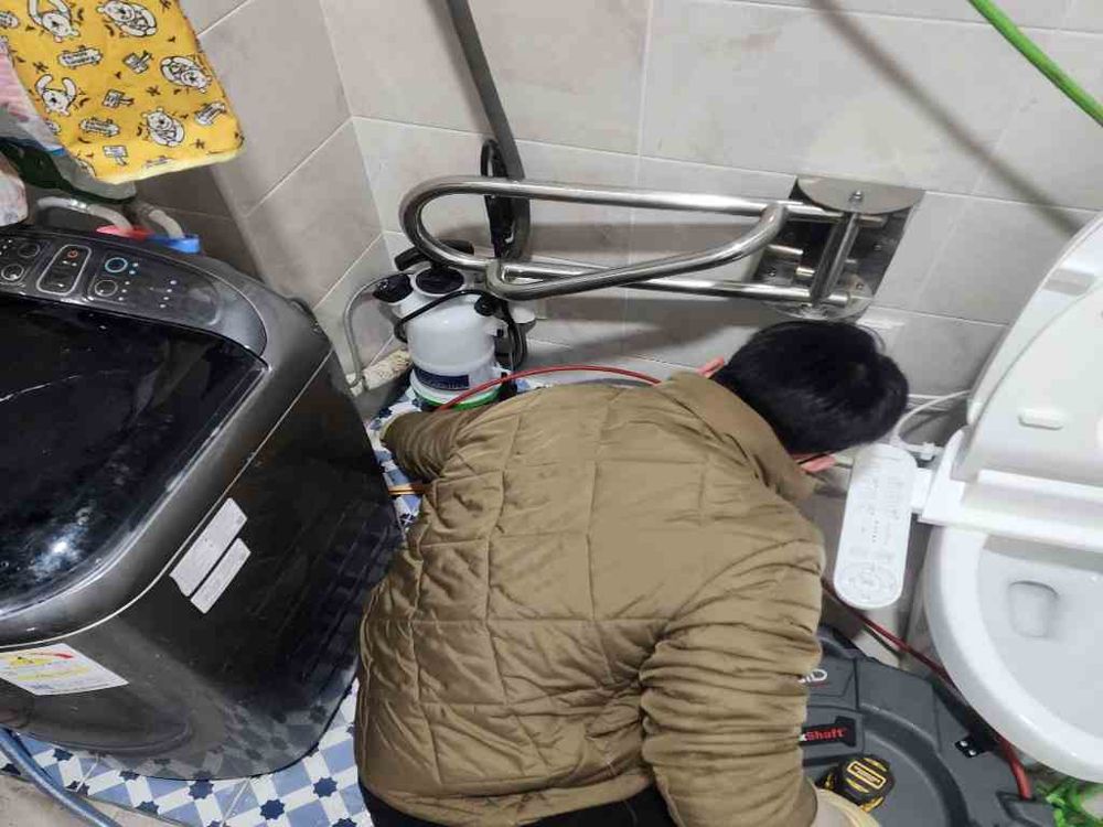 구리 욕실·세탁기 배수 막힘 작업